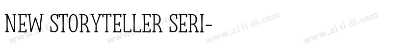 New Storyteller Seri字体转换